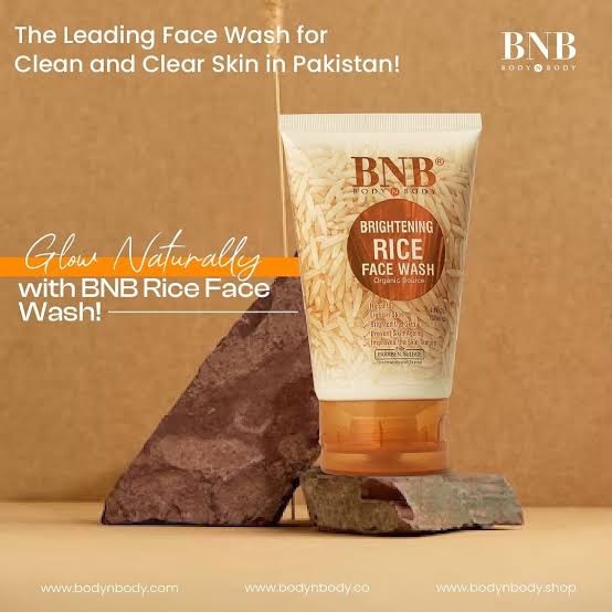 BNB brightening rice face wash