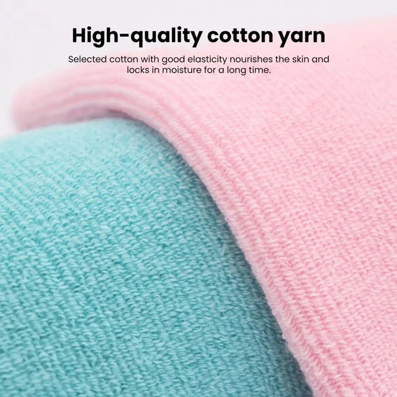 Pair of Reusable SPA Silicone Gel Socks