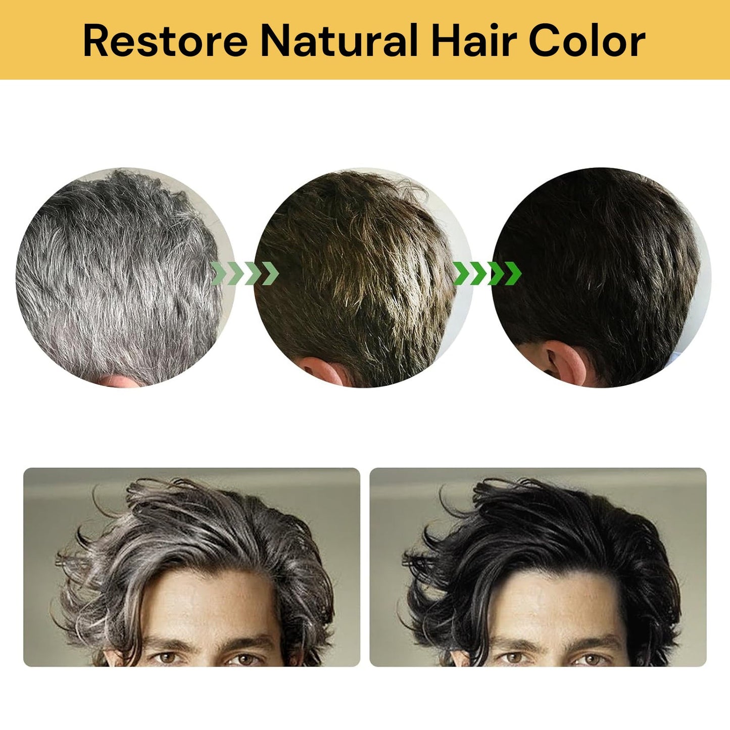 Grey Hair Coverage Shampoo Soap