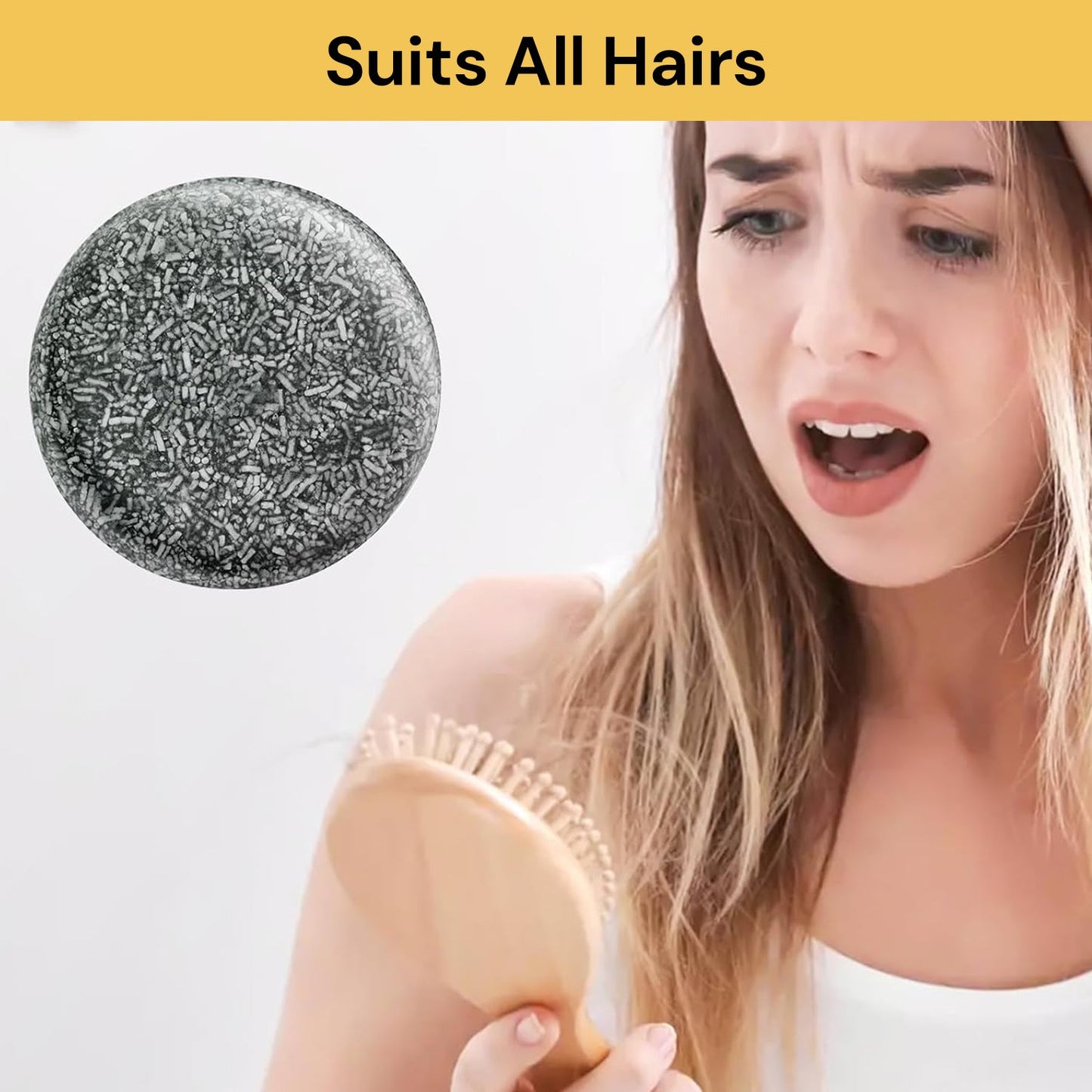 Grey Hair Coverage Shampoo Soap
