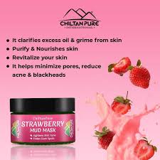 Strawberry Mud Mask for Healthy Skin