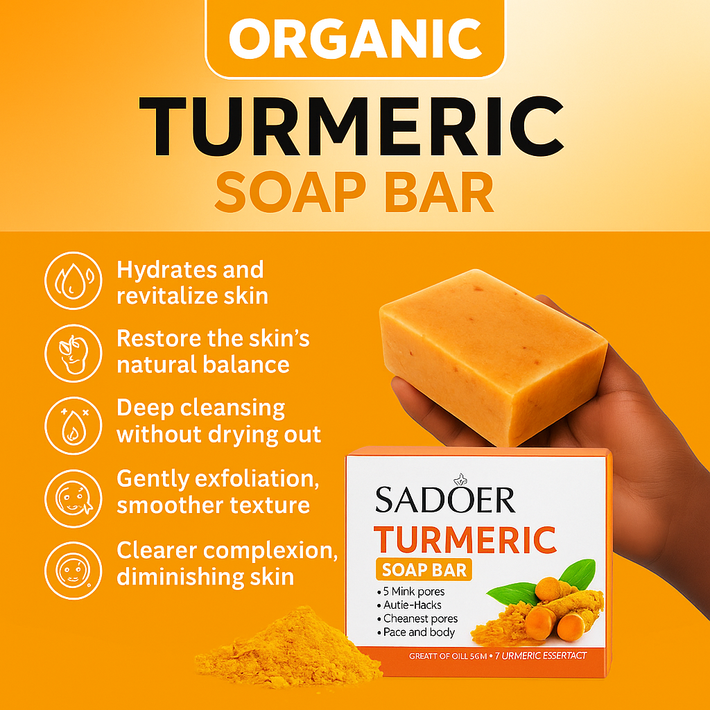 Turmeric kojic acid whitening & brightening soap