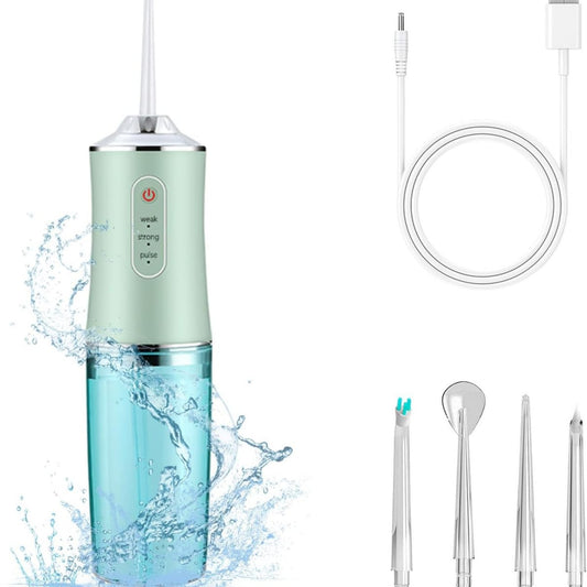 Water Dental Flosser Professional Irrigator for Dental & Oral Care with 8 Tips 4 Modes
