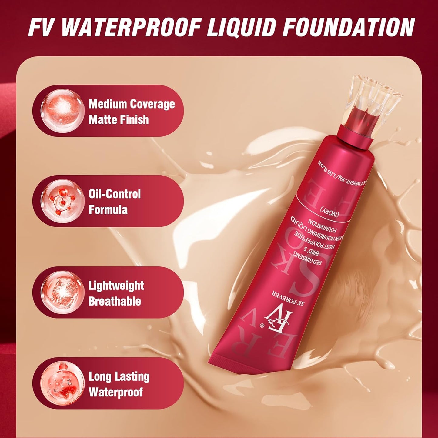 SK Forever - FV Full Coverage Liquid Foundation
