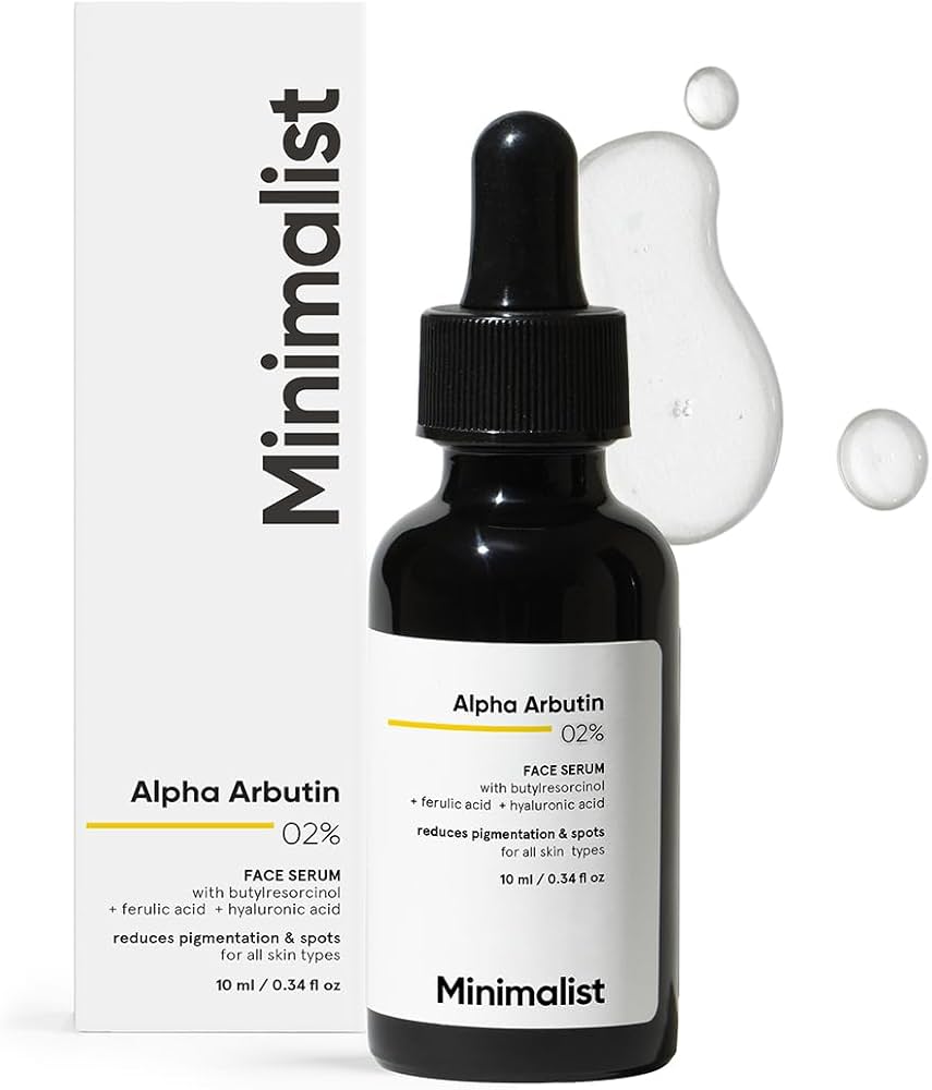 Minimalist Dark Spots Removal Serum With 2% Alpha Arbutin For Hyperpigmentation