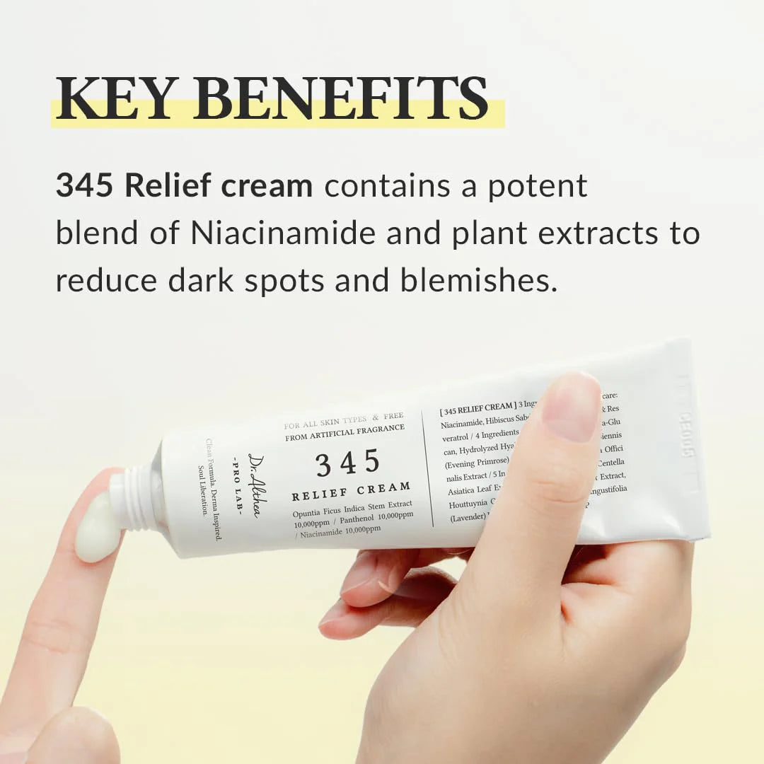 345 Soothing Face Cream - Daily Facial Moisturiser