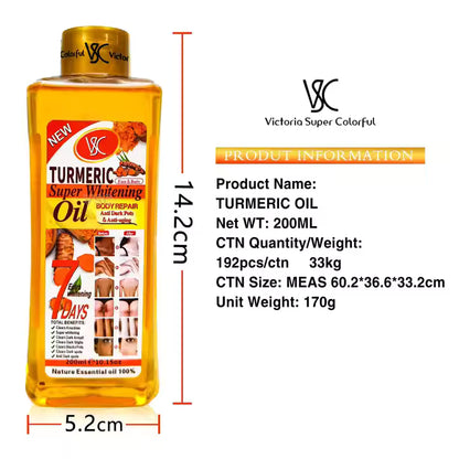 Turmeric Super Whitening OIl For Skin Glow Repair: Essential Oil (1000ml)