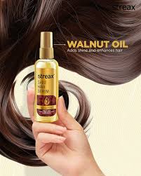 Streax Vitalized with Walnut Oil, For Hair Smoothening & Shine , Hair Serum