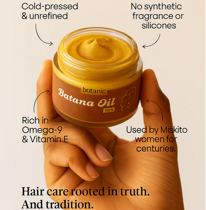 Raw Batana Oil for Hair Growth - 100% Natural Organic Hair Oils for Growth